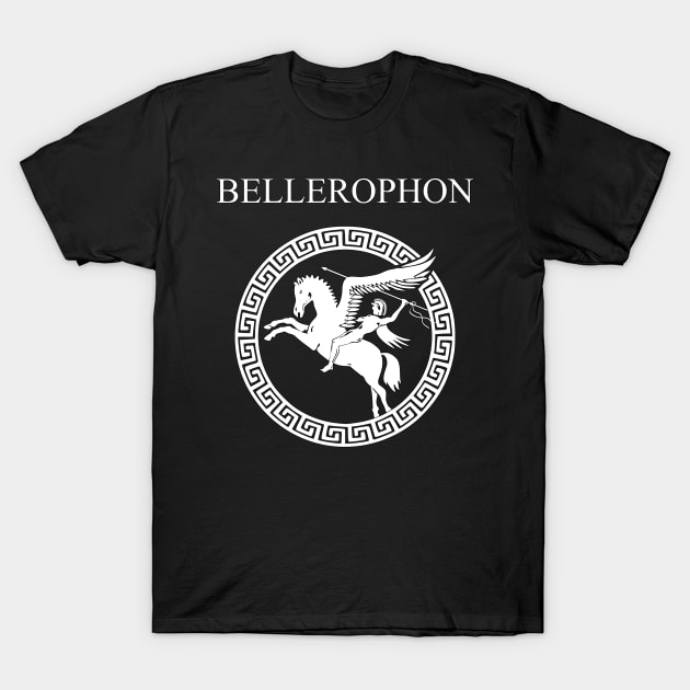 Bellerophon Ancient Greek Hero T-Shirt by AgemaApparel